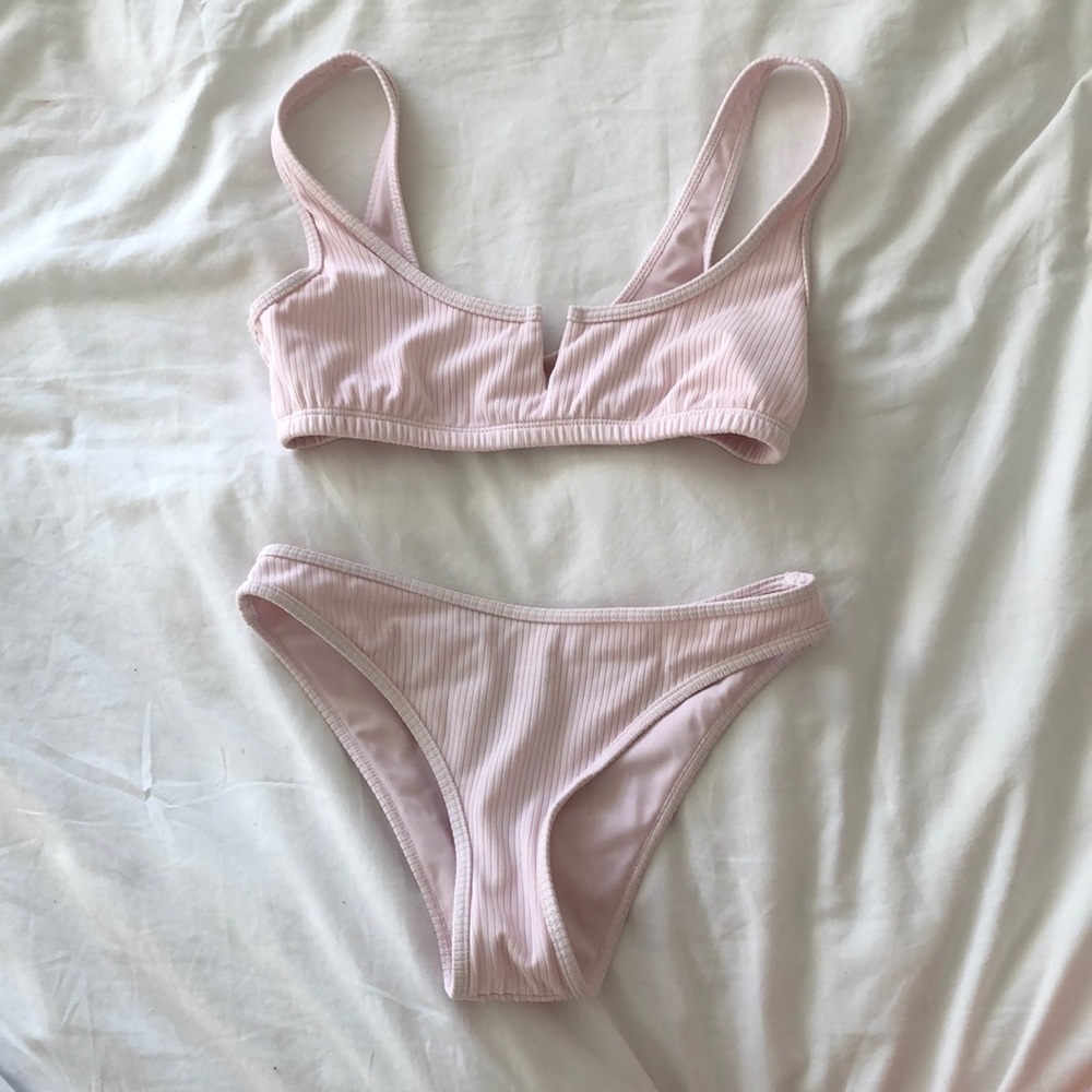 NWOT Blush pink bathing suit